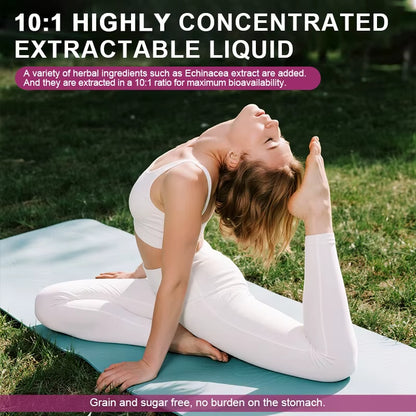 Lymphatic Health Supplements 100Mg Premium Echinacea Extract Lymphatic Drainage & Cleansing Supports Lungs Health